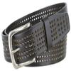 382015-CX160 Brody Perforated Belt 100% Genuine Leather Casual Jean Belt 1-1/2" Wide (Black 34) view 2