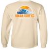 Koloa Surf Company Mens Polihale Beach Logo Long Sleeve Cotton Tee - 3X-Large Tall - Natural view 2