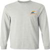 Koloa Surf Company Mens Polihale Beach Logo Long Sleeve Cotton Tee - 3X-Large Tall - Ash view 1