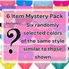 ToBeInStyle Girls' Pack of 6 Random Print Assortment Seamless Underwear Bottoms - Bikinis view 2