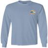 Koloa Surf Company Mens Polihale Beach Logo Long Sleeve Cotton Tee - 3X-Large Tall - Stone Blue view 1