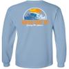 Koloa Surf Company Mens Polihale Beach Logo Long Sleeve Cotton Tee - 3X-Large Tall - Stone Blue view 2