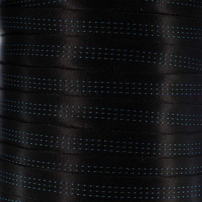 West Coast Paracord 1-Inch Tubular Nylon Webbing Premium Heavy Duty Lightweight with Breaking Strength of 4000 Pounds Outdoor All Purpose Straps for Climbing and Securing (Black, 100 Yards)
