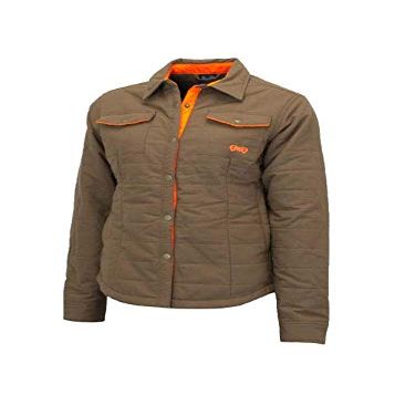 Girls With Guns Highland Shacket (Brown, x-Large)
