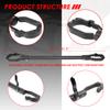 Auto Dynasty Universal Black Adjustable 60-80cm Bicycle Tube Top Frame Adaptor Bike Rack Carrier Crossbar Extension Bar Tool view 3