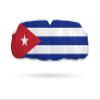 Impact Custom Professional MMA/Boxing/Muay Thai Mouthguard -Flag Series Cuba view 1