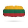 Impact Custom Professional MMA/Boxing/Muay Thai Mouthguard -Flag Series Lithuania view 1