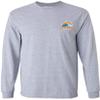 Koloa Surf Mens Polihale Beach Logo Long Sleeve Cotton Tee-Tall-3XLT-AthHth/c view 1