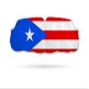 Impact Custom Professional All Sports Mouthguard -Flag Series Puerto Rico view 1