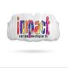 Impact Custom Professional All Sports Mouthguard -(Branded Series) Tie Dye Logo White view 1