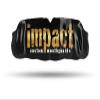 Impact Custom Professional MMA/Boxing/Muay Thai Mouthguard -(Branded Series) Gold Logo Black view 1