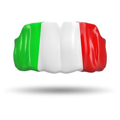 Impact Custom Professional MMA/Boxing/Muay Thai Mouthguard -Flag Series Green/White/Red