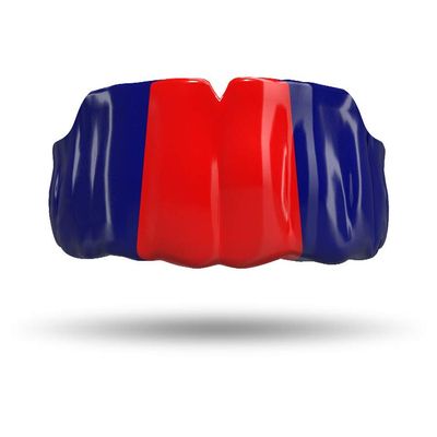 Impact Custom Professional MMA/Boxing/Muay Thai Mouthguard -Flag Series Blue/Red/Blue