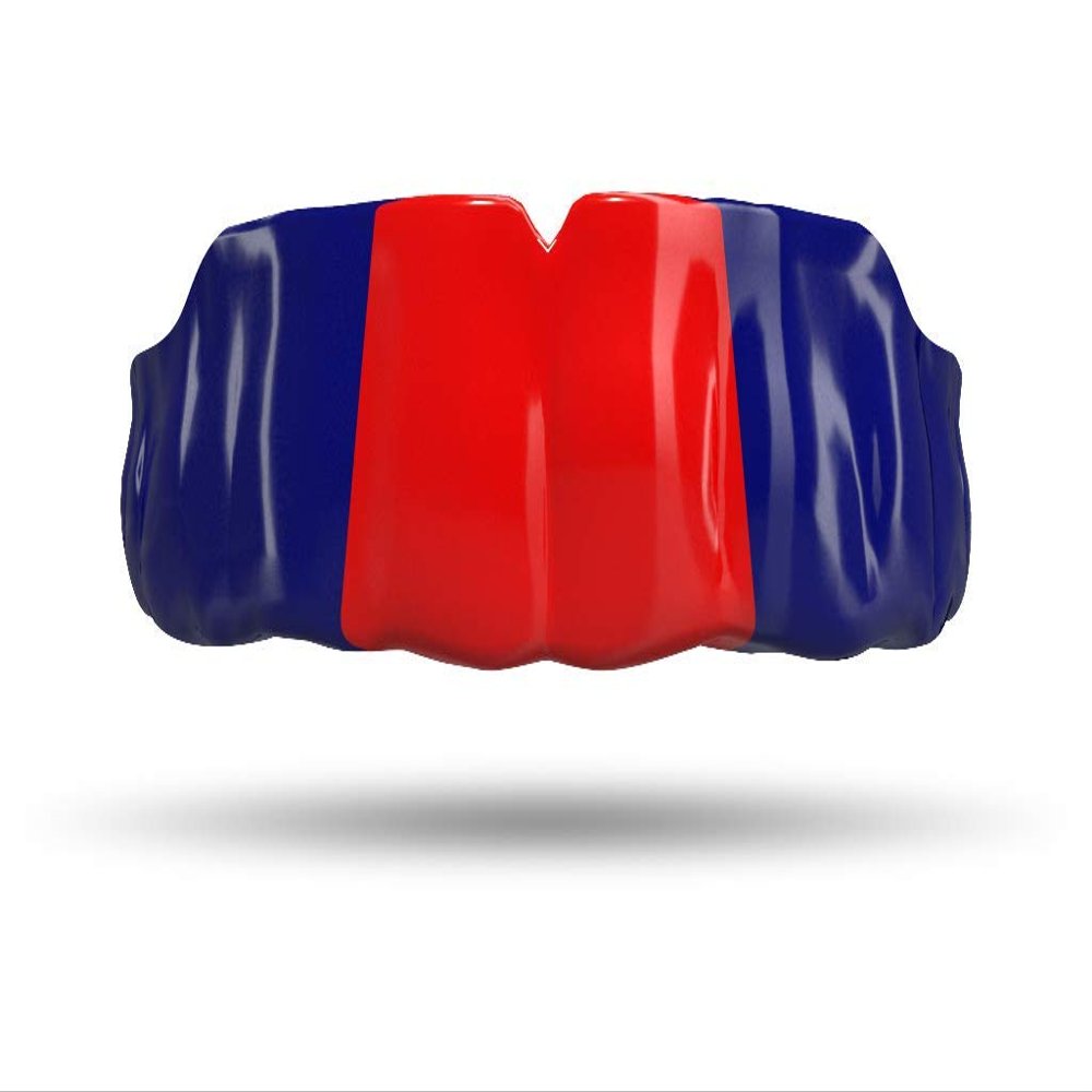 Impact Custom Professional MMA/Boxing/Muay Thai Mouthguard -Flag Series Blue/Red/Blue