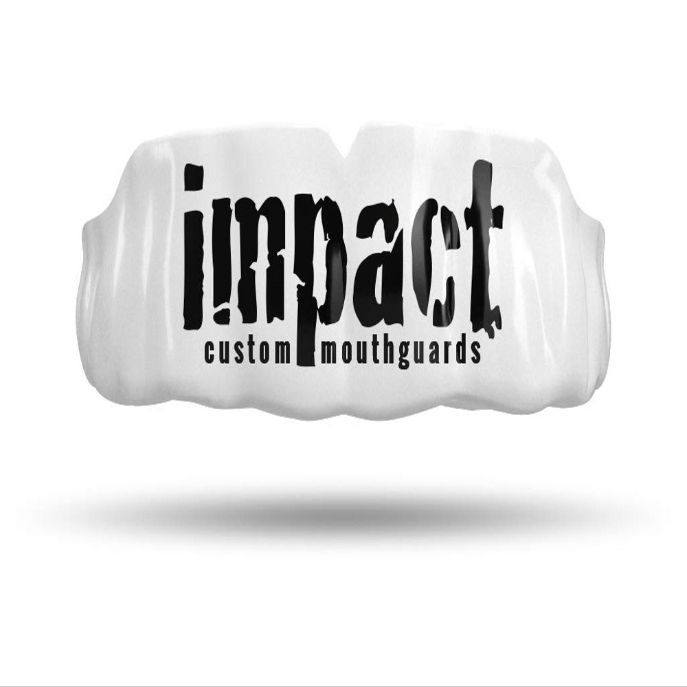 Impact Custom Professional MMA/Boxing/Muay Thai Mouthguard -(Branded Series) Impact Black Logo