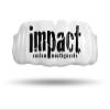 Impact Custom Professional MMA/Boxing/Muay Thai Mouthguard -(Branded Series) Impact Black Logo view 1