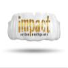 Impact Custom Professional MMA/Boxing/Muay Thai Mouthguard -(Branded Series) Gold Logo White view 1