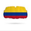 Impact Custom Professional All Sports Mouthguard -Flag Series Colombia view 1
