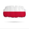Impact Custom Professional All Sports Mouthguard -Flag Series Poland view 1