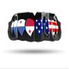 Impact Custom Professional All Sports Mouthguard -Flag Series America/Panama Fangs view 1