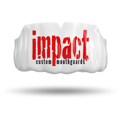 Impact Custom Professional All Sports Mouthguard -(Branded Series) Impact Red Logo