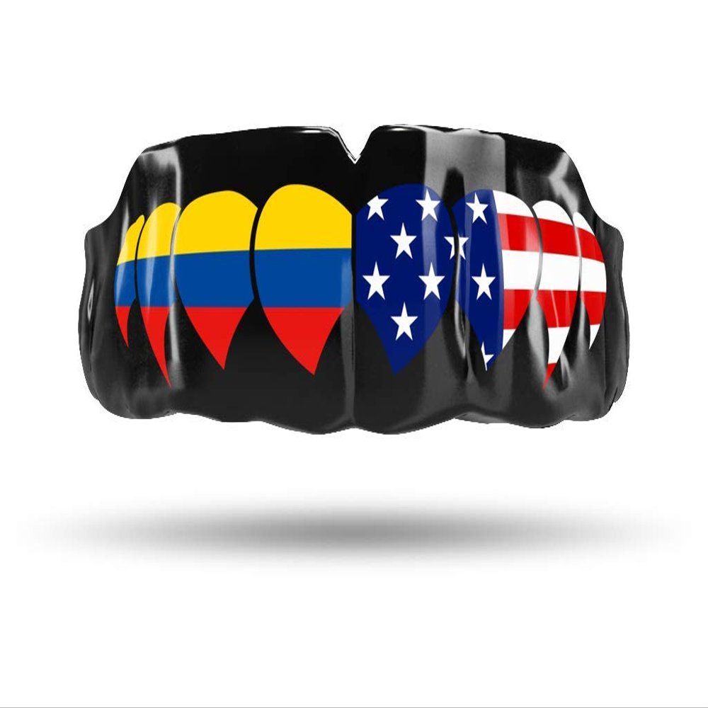 Impact Custom Professional All Sports Mouthguard -Flag Series America/Colombia Fangs