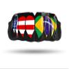 Impact Custom Professional All Sports Mouthguard -Flag Series America/Brazil Fangs view 1