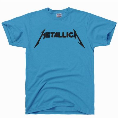 DIRTYRAGZ AC/DC Beavis & Butthead Logo Adult T-Shirt (2XL) Blue