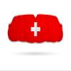 Impact Custom Professional All Sports Mouthguard -Flag Series Switzerland view 1