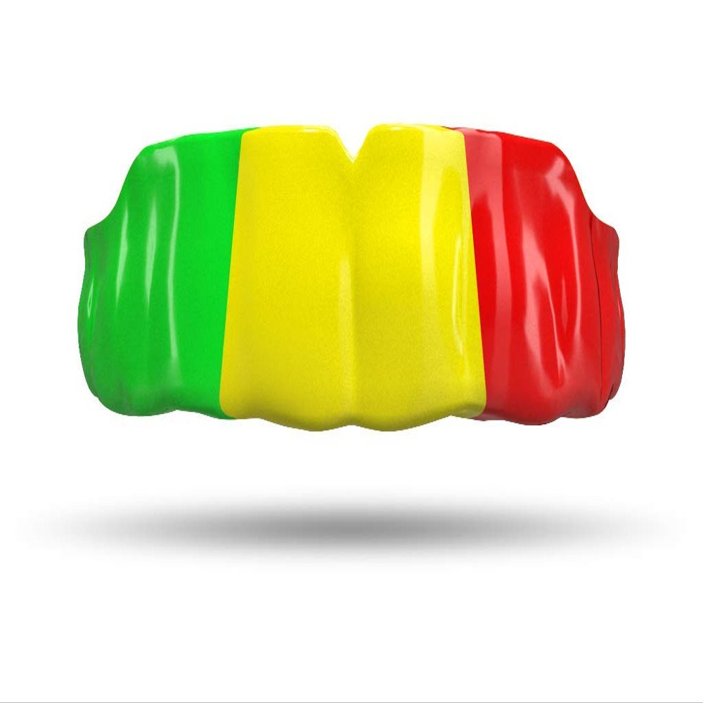 Impact Custom Professional MMA/Boxing/Muay Thai Mouthguard -Flag Series Green/Yellow/Red