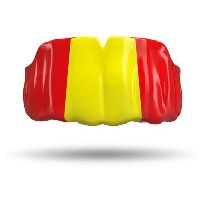 Impact Custom Professional All Sports Mouthguard -Flag Series Red/Yellow/Red