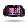 Impact Custom Professional MMA/Boxing/Muay Thai Mouthguard -(Branded Series) Pink Logo Black view 1
