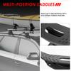 Auto Dynasty 4 Pieces Adjustable Saddle Kayak Car Truck Roof Top Crossbar Mount Rack Carrier Boat Canoe Snowboard, Black view 4
