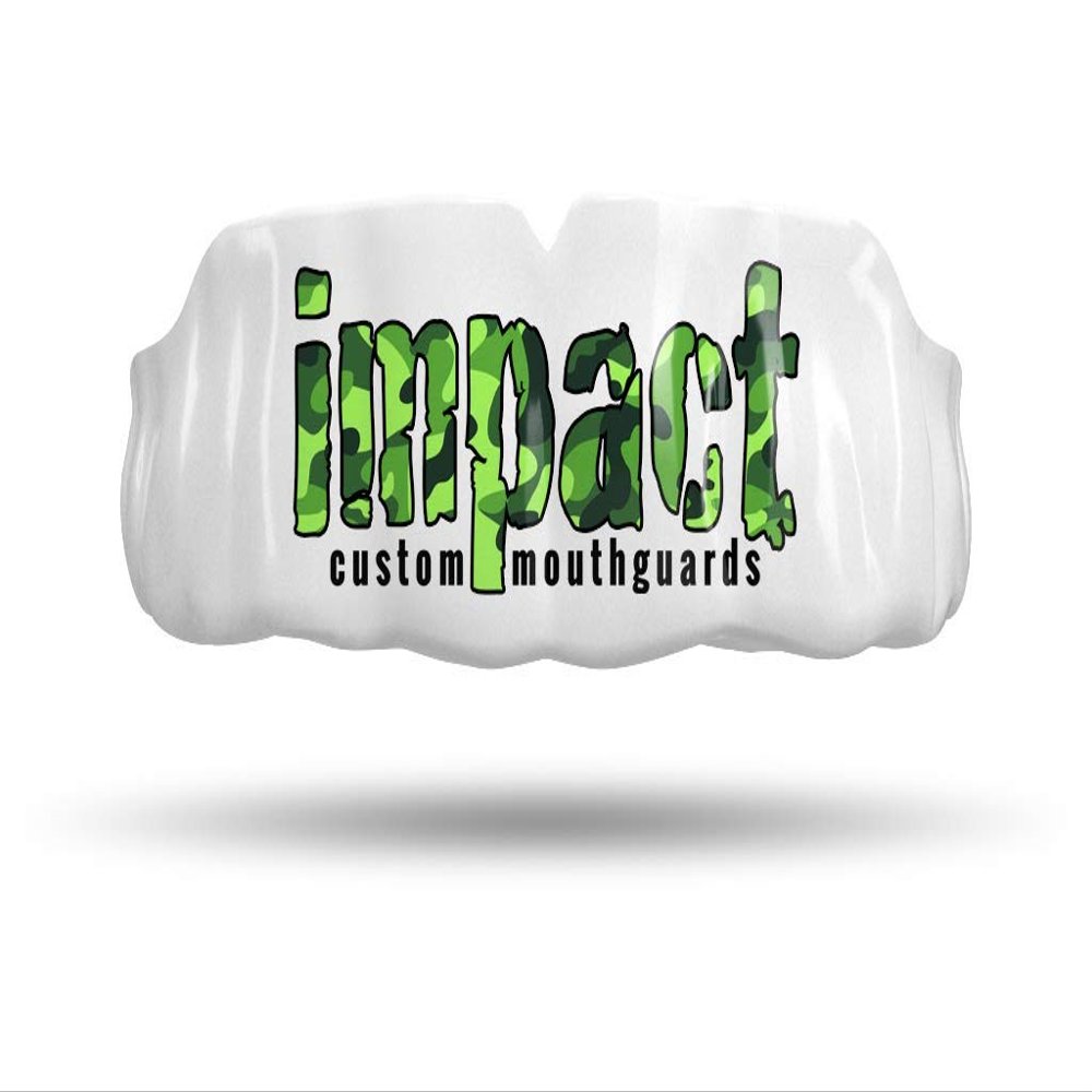 Impact Custom Professional MMA/Boxing/Muay Thai Mouthguard -(Branded Series) Impact Camo Logo