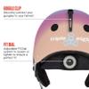 Triple Eight Halo Snow Standard Snowboard and Ski Helmet, Safety Certified with Dial Fit, Sunset, X-Small/Small view 2