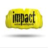 Impact Custom Professional All Sports Mouthguard -(Branded Series) Impact Black Logo Yellow view 1