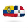 Impact Custom Professional MMA/Boxing/Muay Thai Mouthguard -Flag Series Dominican/Ecuador view 1