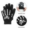 Evridwear Boys Girls Magic Stretch Gripper Gloves 3 Pair Pack Assortment, Kids One Size Winter Warm Gloves Children (6-8Years, 3 Pairs Cartoons) view 4