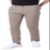 Plaid&Plain Men's Skinny Stretchy Khaki Pants Colored Pants Slim Fit Slacks Tapered Trousers 819 Taupe 30X34 view 1