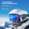 ZIONOR X11 Ski Goggles Magnetic Cylindrical Snowboard Snow Goggles for Men Women view 3