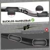 BUCKLOS 25.4/31.8mm Mountain Bike Handlebars Flat/Riser Bar, Aluminum Alloy MTB Handlebar 660/720/780mm, Premium Matter Mount Bikes Bicycle Handle Bar view 2