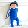 VAENAIT BABY Kids Boy Long Sleeve Cotton Sleepwear Pajamas 2pcs Set Kung Fu Blue L view 4