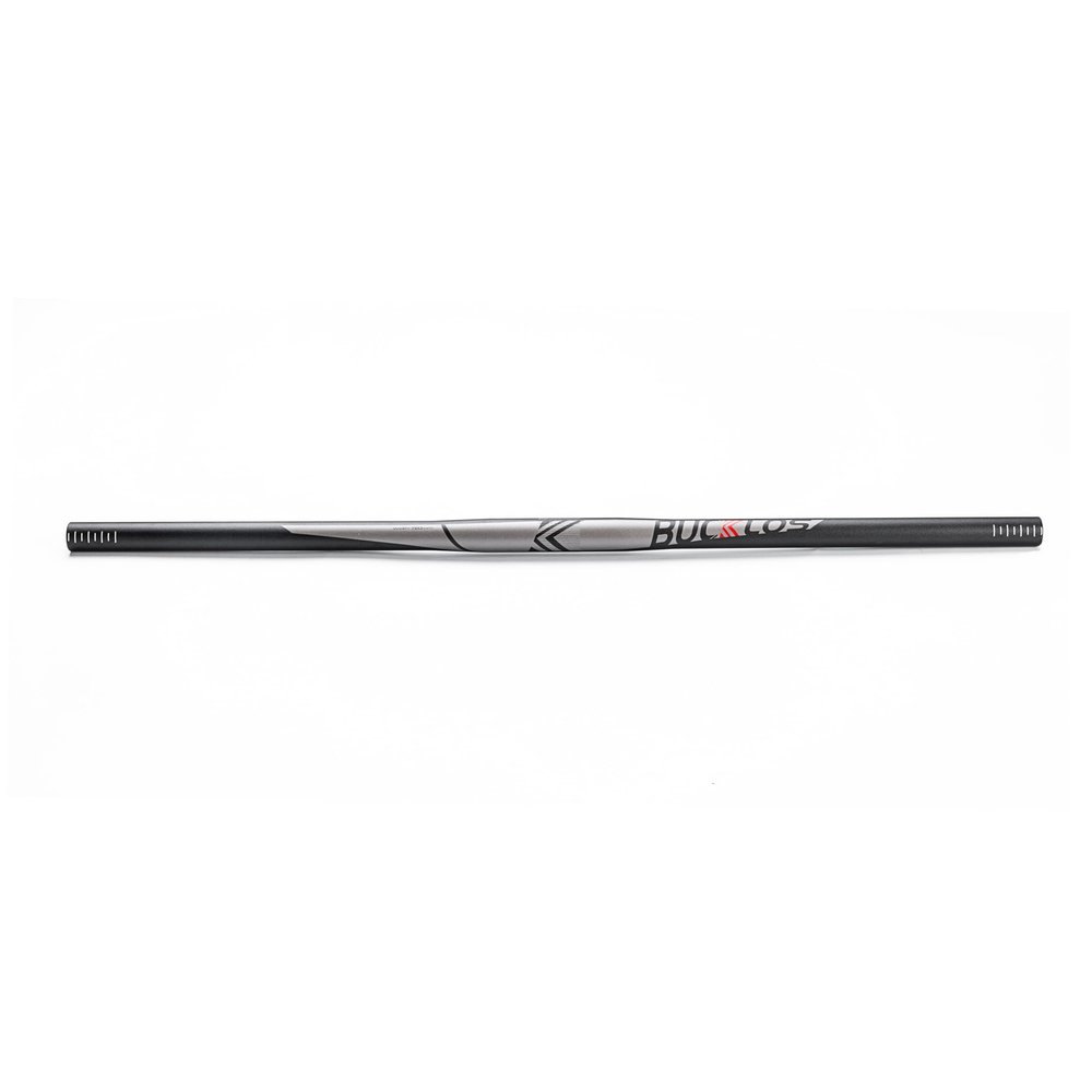 BUCKLOS 25.4/31.8mm Mountain Bike Handlebars Flat/Riser Bar, Aluminum Alloy MTB Handlebar 660/720/780mm, Premium Matter Mount Bikes Bicycle Handle Bar