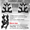 AUXSOUL 1 Pack Dumbbell Rack Stand, 3 Tier Dumbbell Bracket Free Hand Weight Tower Stand for Home Gym Organization, Holds 3/5/8 LB (Weights Not Included) view 4