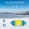 ZIONOR X11 Ski Goggles Magnetic Cylindrical Snowboard Snow Goggles for Men Women view 2