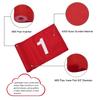 KINGTOP Numbered Golf Flag with Tube Inserted, All 8" L x 6", Putting Green Flags for Yard, 420D Nylon Mini Pin Flags, 1-9 view 2