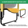 5FT Trampoline for Kids Toddler Indoor Trampoline with Safety Enclosure Net, Mini Basketball Hoop, Jumping Mat for Home Entertainment Equipment Outdoor Backyard Games (Yellow) view 3