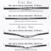 BUCKLOS 25.4/31.8mm Mountain Bike Handlebars Flat/Riser Bar, Aluminum Alloy MTB Handlebar 660/720/780mm, Premium Matter Mount Bikes Bicycle Handle Bar. view 4