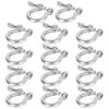 HNBun 304 Stainless Steel D Ring Shackle 5/16, 14Pcs M8 Screw Pin Anchor Shackle, Heavy Duty Bow Shape Load Clamp for Survival Rope Paracord Camping Bracelet Camping Lifting Chains, 8MM view 3