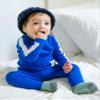 VAENAIT BABY Kids Boy Long Sleeve Cotton Sleepwear Pajamas 2pcs Set Kung Fu Blue S view 2